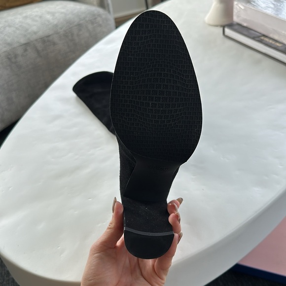 Stuart Weitzman Hiline Boot in Black Suede - Picture 13 of 13